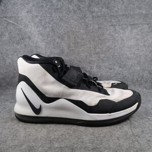 Nike Shoes Mens 14 Basketball Sneaker Athletic Trainer Air Force Max White Black